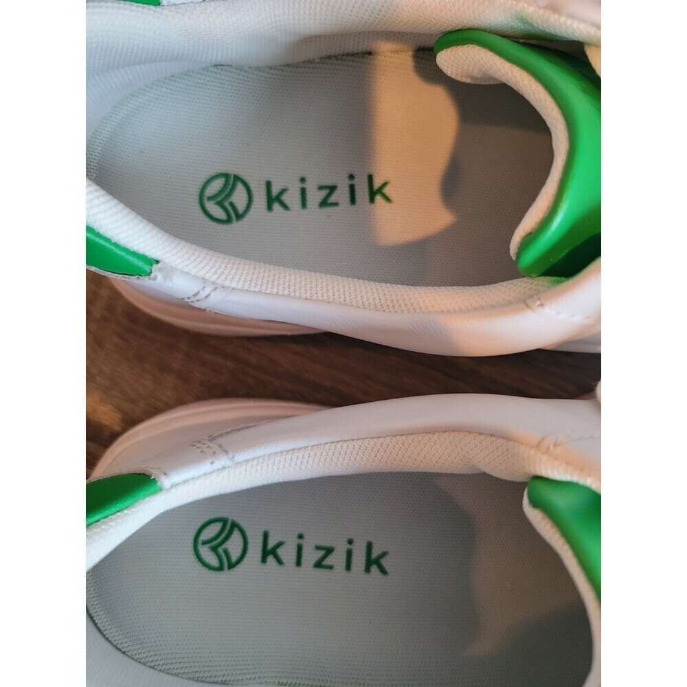 Kizik “Vegas” White Green  Floor Model  K1FC 2E Men Sz 8 Wide Wmns 9.5 Wide MINT - Picture 3 of 7